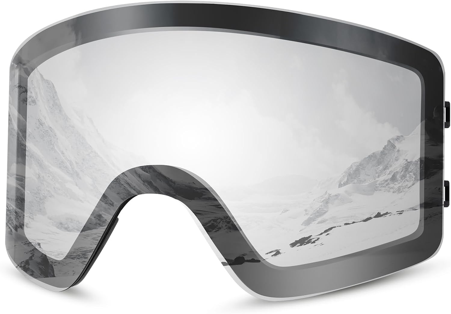 Odoland Ski Goggles Set with Detachable Lens